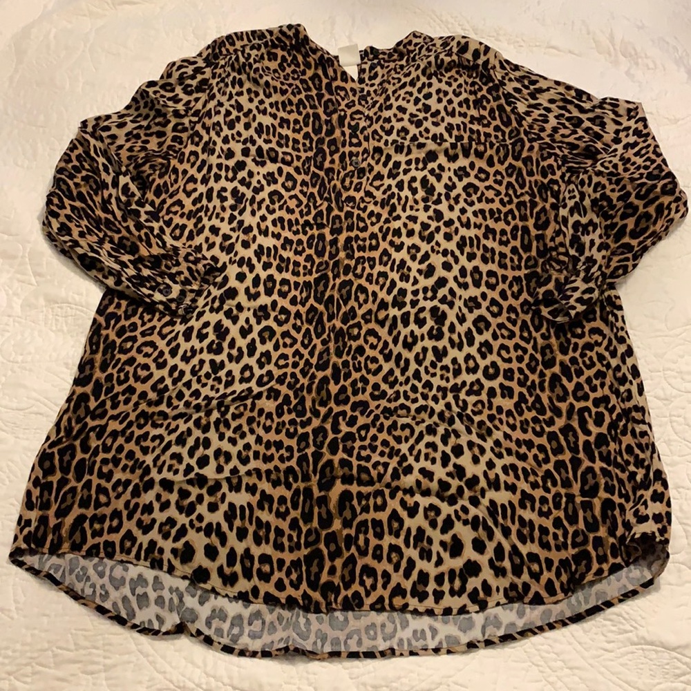 H&M animal print tunic